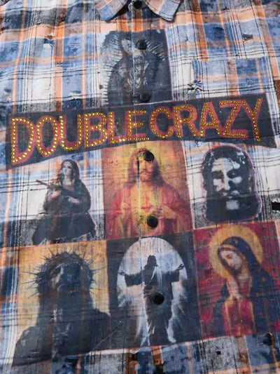 Redemption Cross Plaid Shirt-352