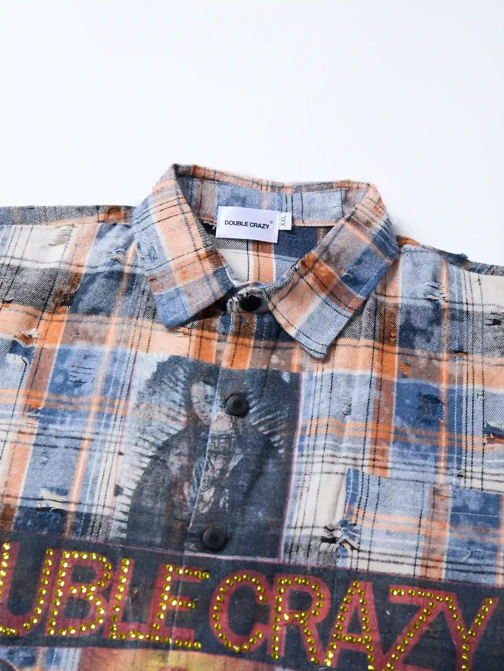 Redemption Cross Plaid Shirt-352