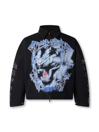 Chaqueta Pantera con Purpurina-357