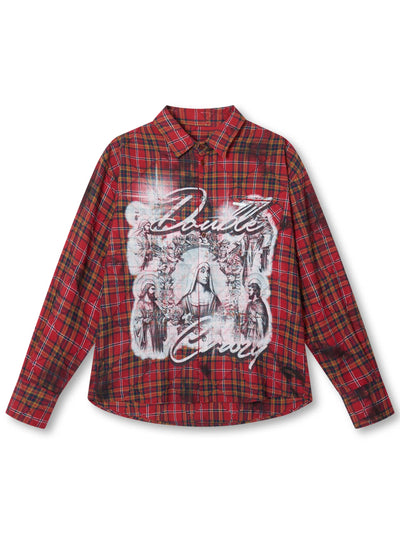 Halo Plaid shirt-388