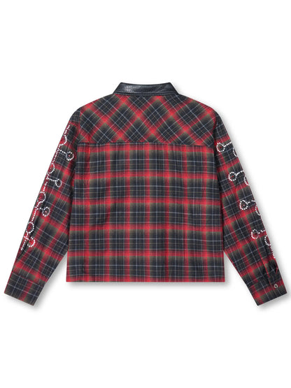 Fire Check Bling shirt-380