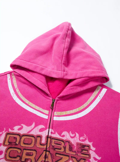 Sudadera con cremallera Flame Burst-379