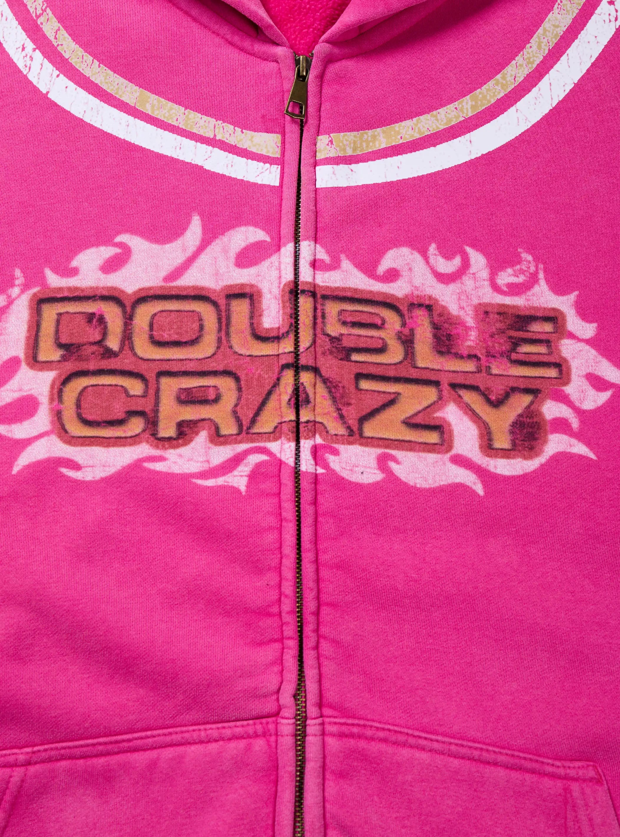 Flame Burst Zip Hoodie-379