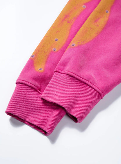 Flame Burst Zip Hoodie-379