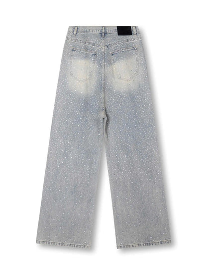 Blinged Out Denim Pants-S1175