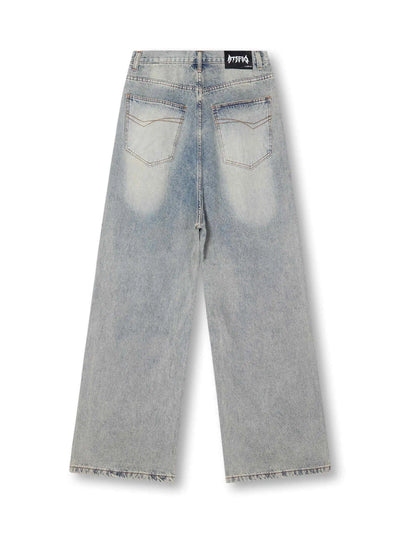 Vibe Stripes Wide-Leg Jeans-S1176