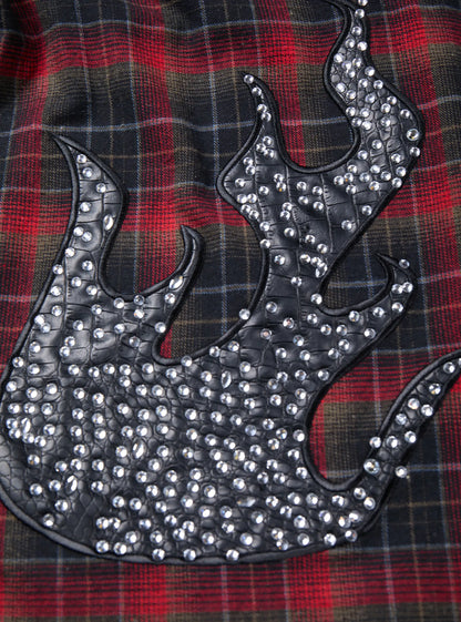 Fire Check Bling shirt-380