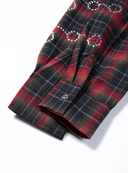 Fire Check Bling shirt-380
