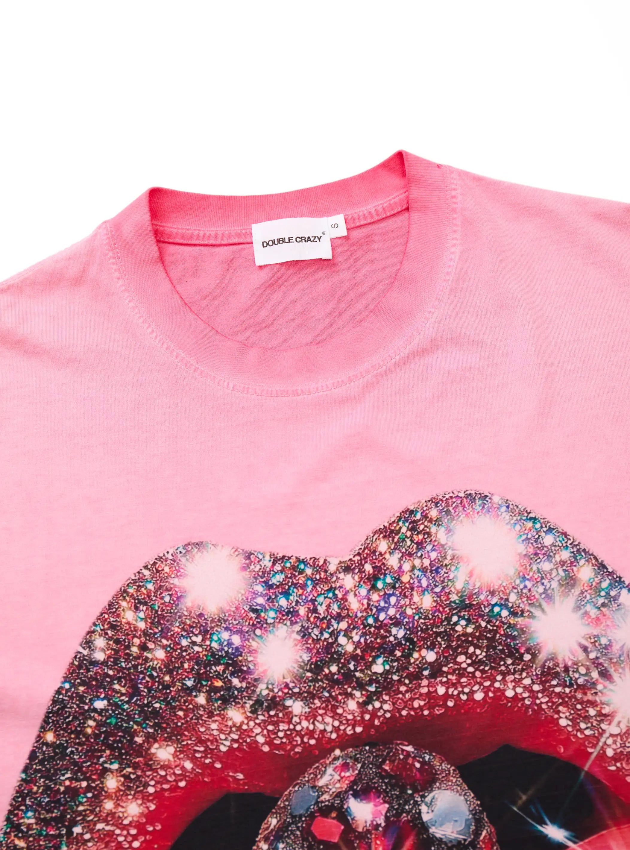 Glamorous Glitter Lips T-shirt -095