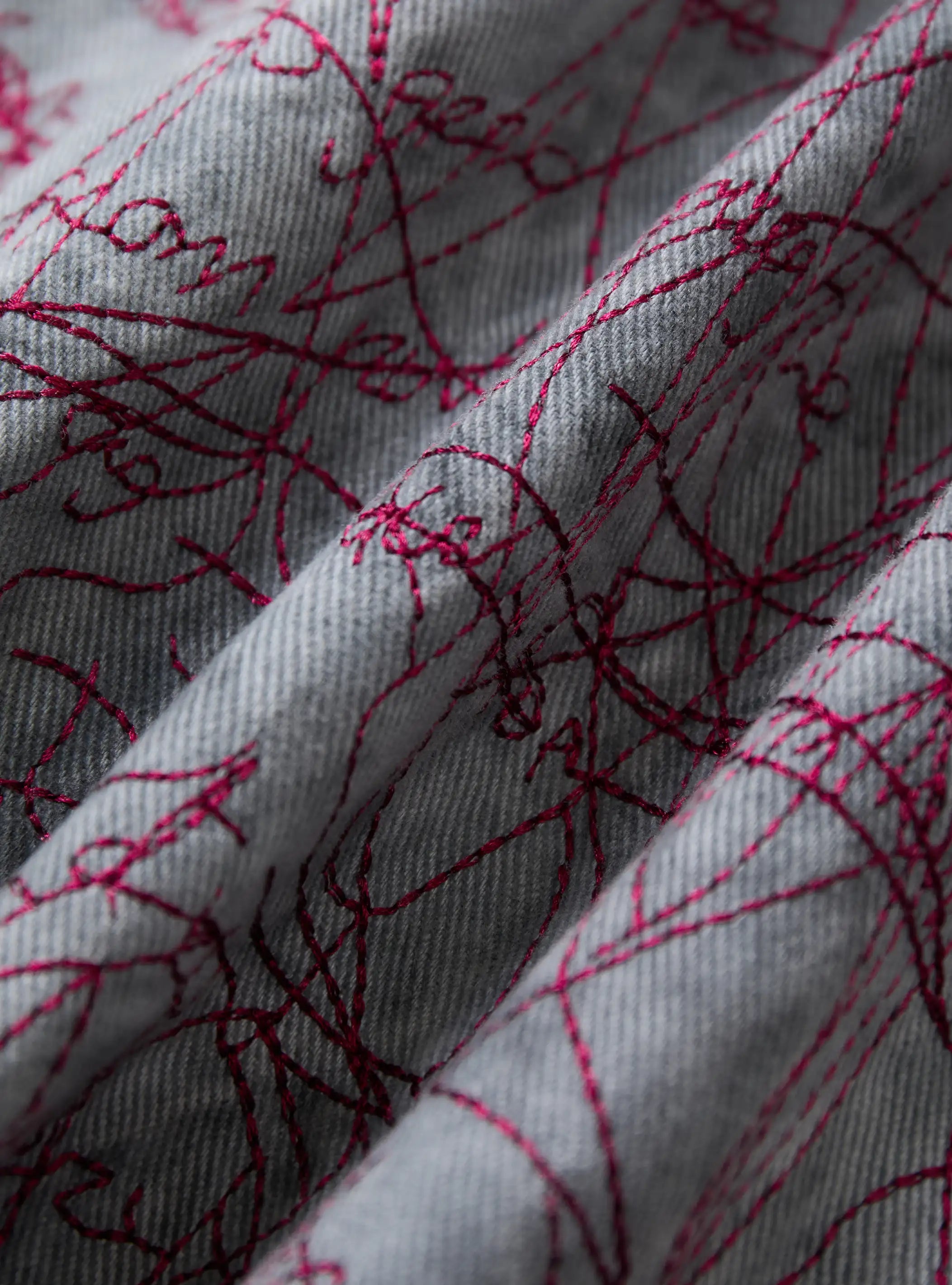 Hand-Drawn Chaos Denim Jeans-S1182