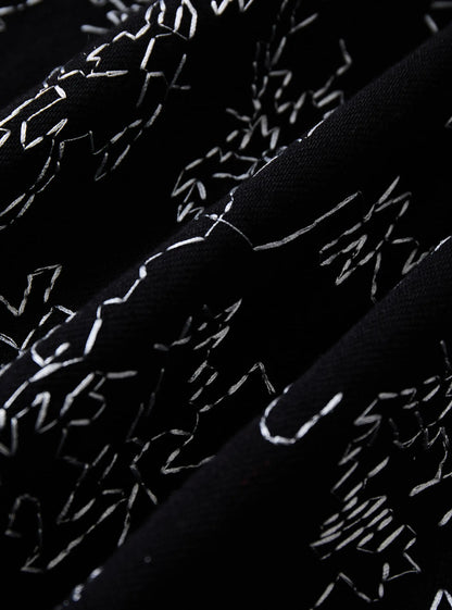 Hand-Drawn Chaos Denim Jeans-S1182