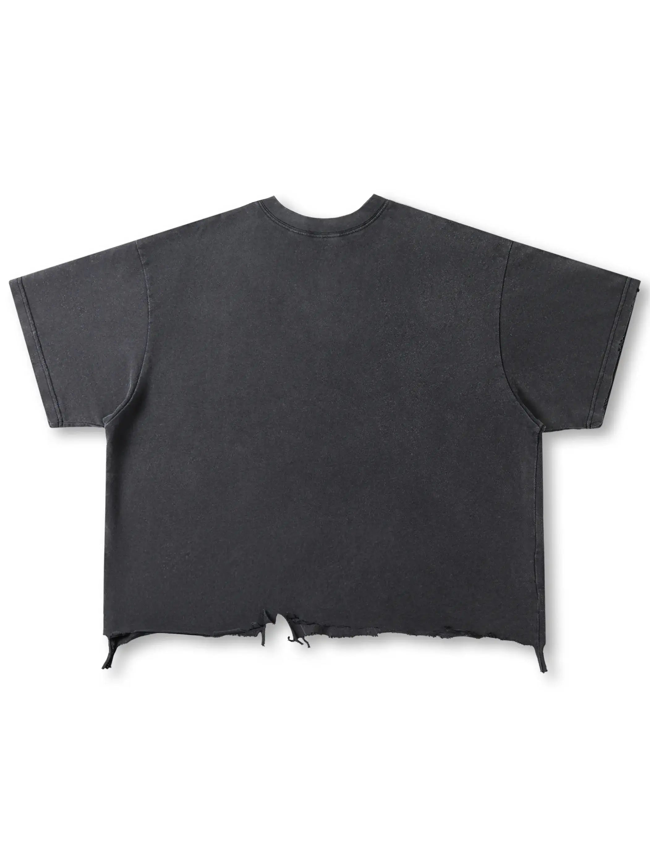 Miami Vibe Distressed Boxy Tee-474