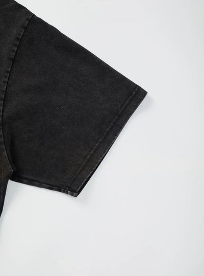 Kaiju Monster Rhinestone Boxy Tee-536