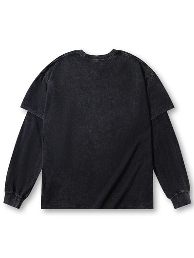 Edgy Red Lip Bullet Detail T-shirt -108