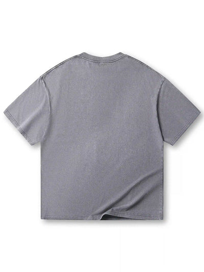 Camiseta con estampado de grafiti diamante brillante-069T