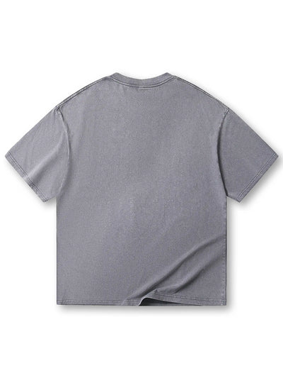 Shining Diamond Graffiti Print T-shirt-069T