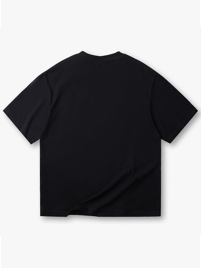 Gilet tactique style urbain avec motif graphique et drapeau et chaînes dorées