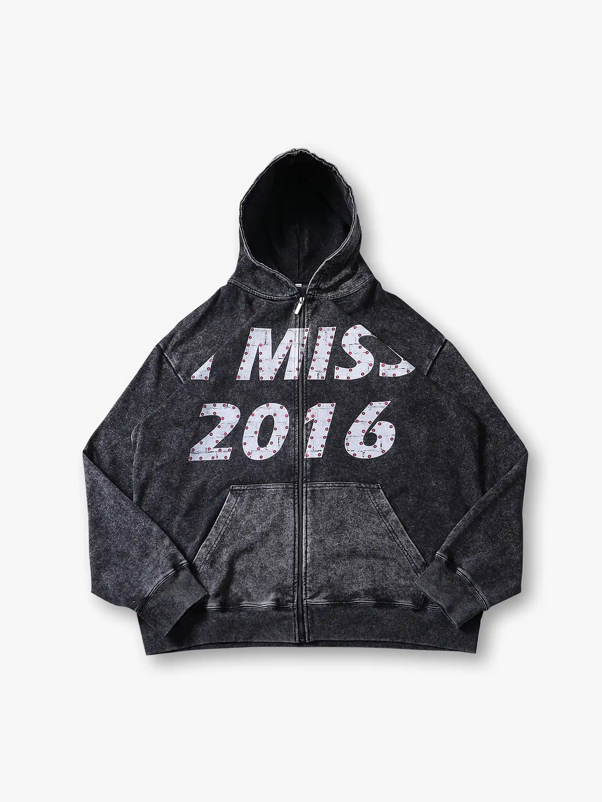 Sweat à capuche rétro streetwear zippé pour une mode tendance