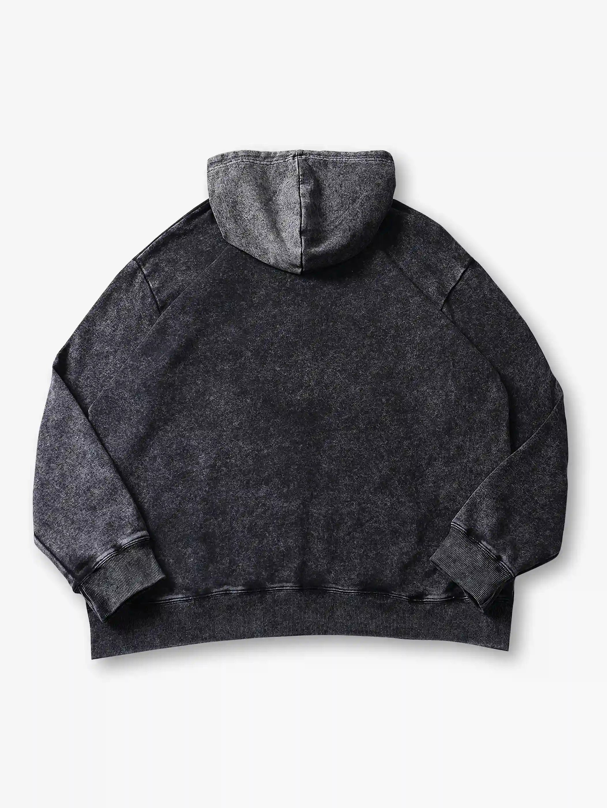 Sweat à capuche rétro streetwear zippé pour une mode tendance
