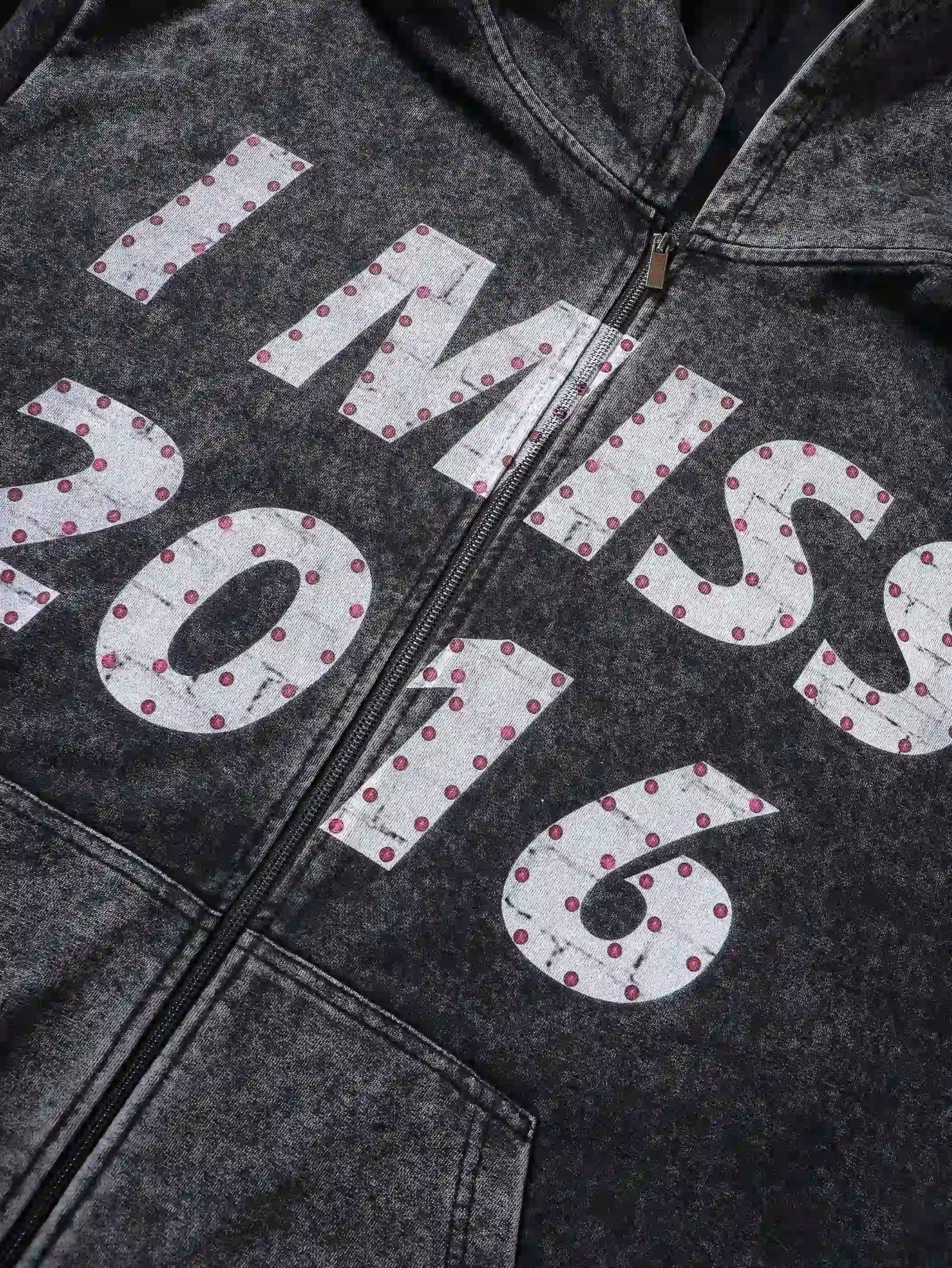 Sweat à capuche rétro streetwear zippé pour une mode tendance