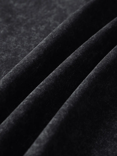 Trendy Studded Heart Devil Graphic T-Shirt-S140