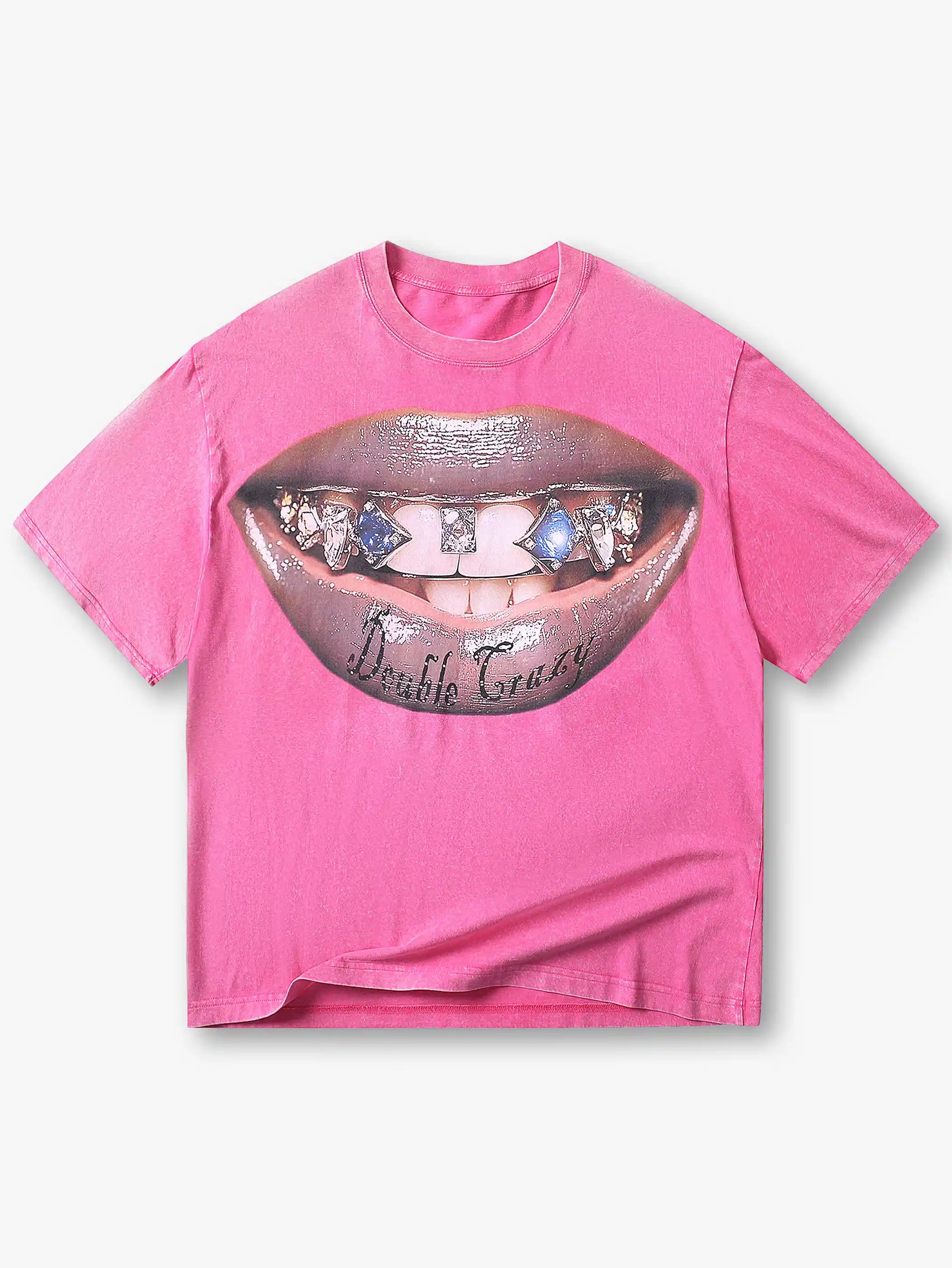 Pink Lip Graphic T-shirt - S127