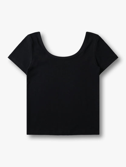 Gothic Y2K Saints Angel Print Crop T-shirt-165