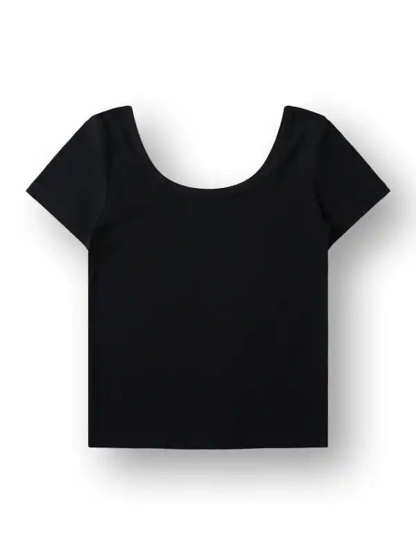 Gothic Y2K Saints Angel Print Crop T-shirt-165