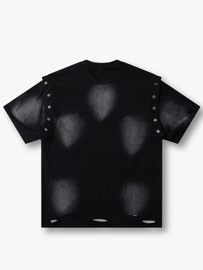 Number 7 Metal Ring T-shirt-S1009