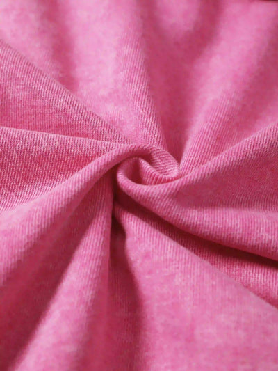 Bold Lip Graphic Pink Hoodie with Zipper - 029