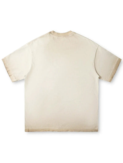 Camiseta de collage de estampas religiosas-173