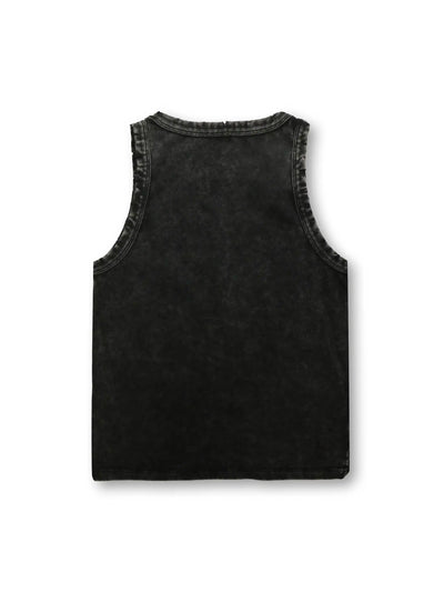 Black Bling Middle Finger Women Vest-250