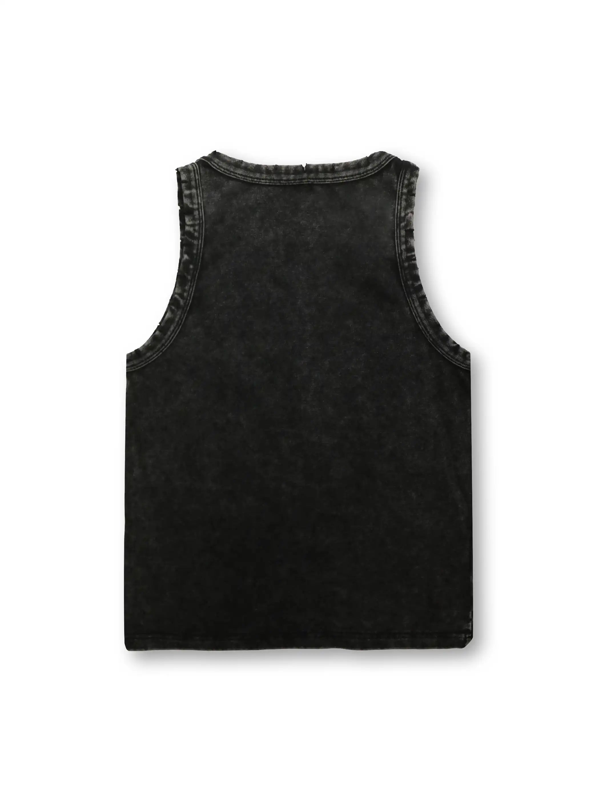 Black Bling Middle Finger Vest-250
