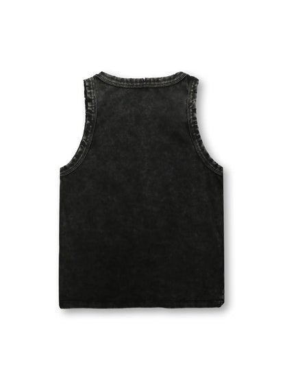 Black Bling Middle Finger Vest-250