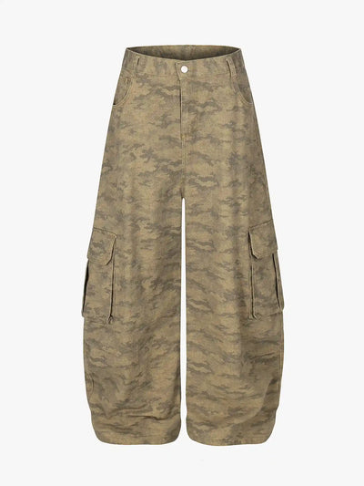 Camo Blade Cargo Pants-S1089