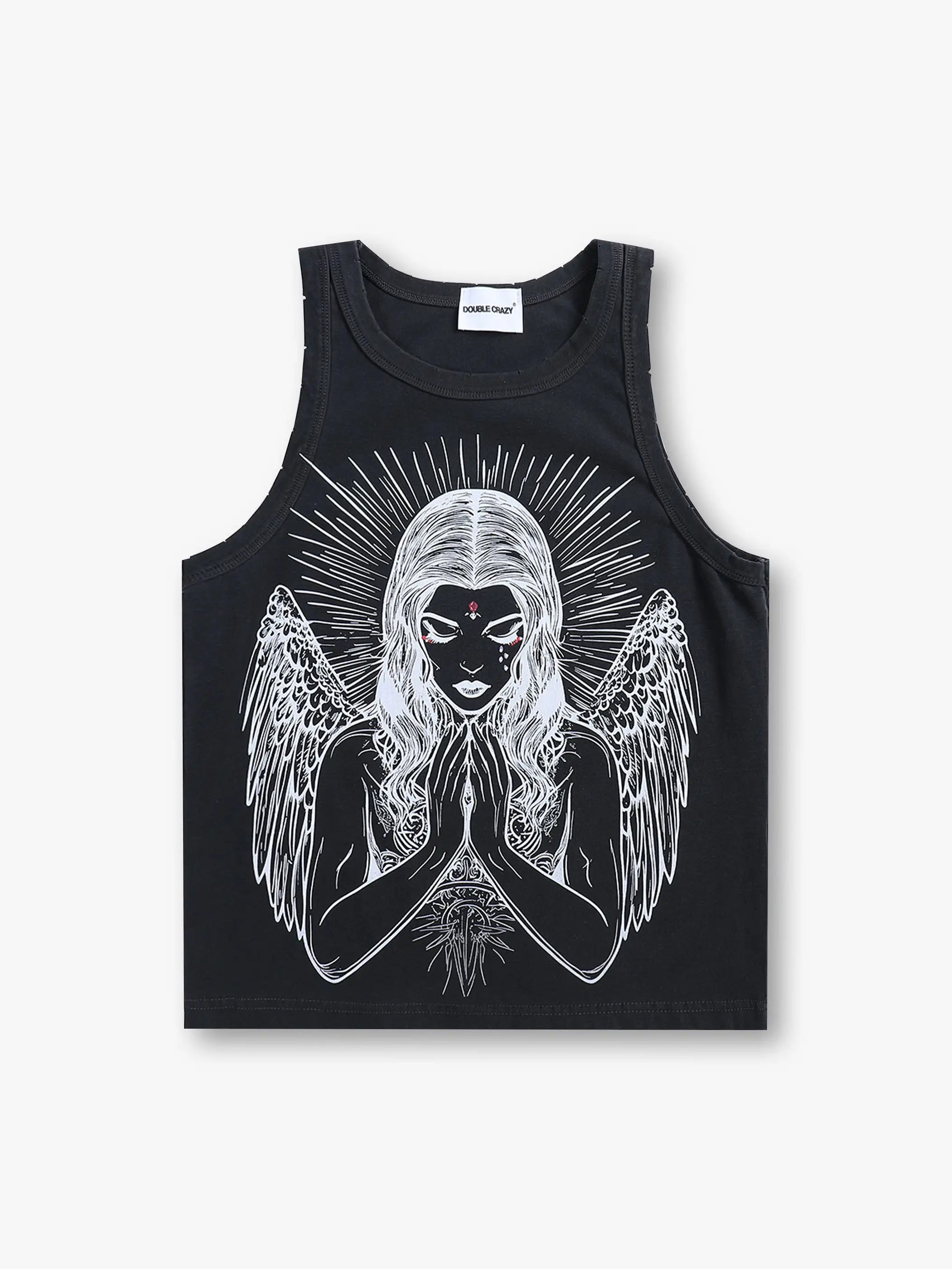 Angel Wings Graphic Tank Top -113