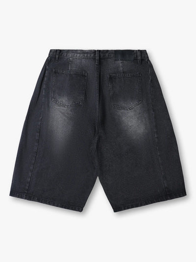 Sparkling Crystal Denim Shorts-197