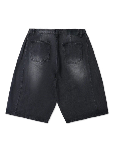 Sparkling Crystal Denim Shorts-197