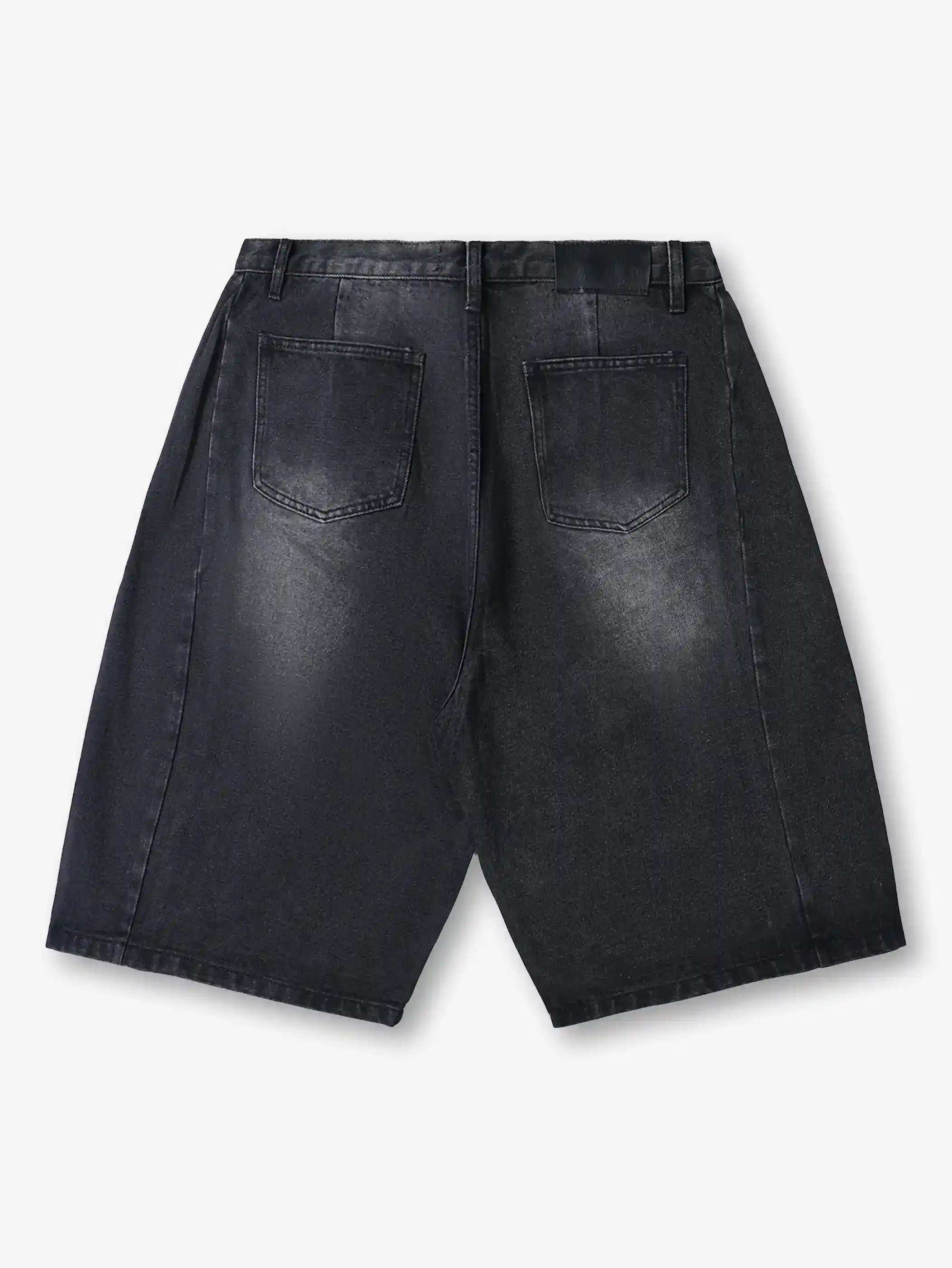 Short en jean cristal étincelant-197