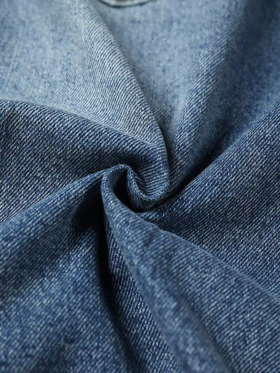 Sparkling Crystal Denim Shorts-197