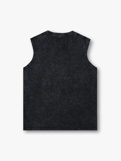 Gothic Jesus Graphic Tank Top-206