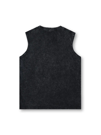 Gothic Jesus Graphic Tank Top-206