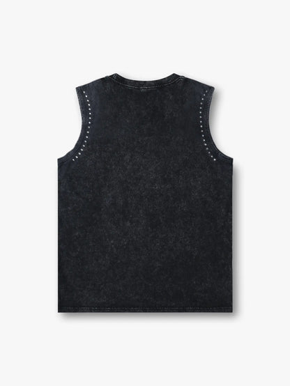 Street Bling Double Finger HATER Vest-244