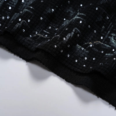 Rhinestone Burning City L/S-713