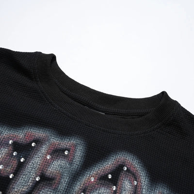 Rhinestone Burning City L/S-713