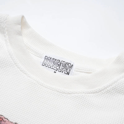 Washed Monster Boxy Waffle L/S-707
