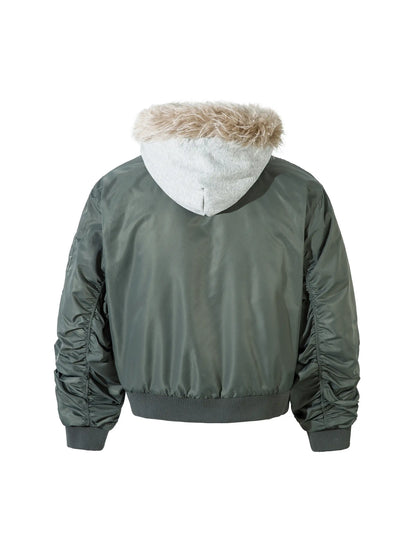 Cozy Contrast Outerwear-S1135