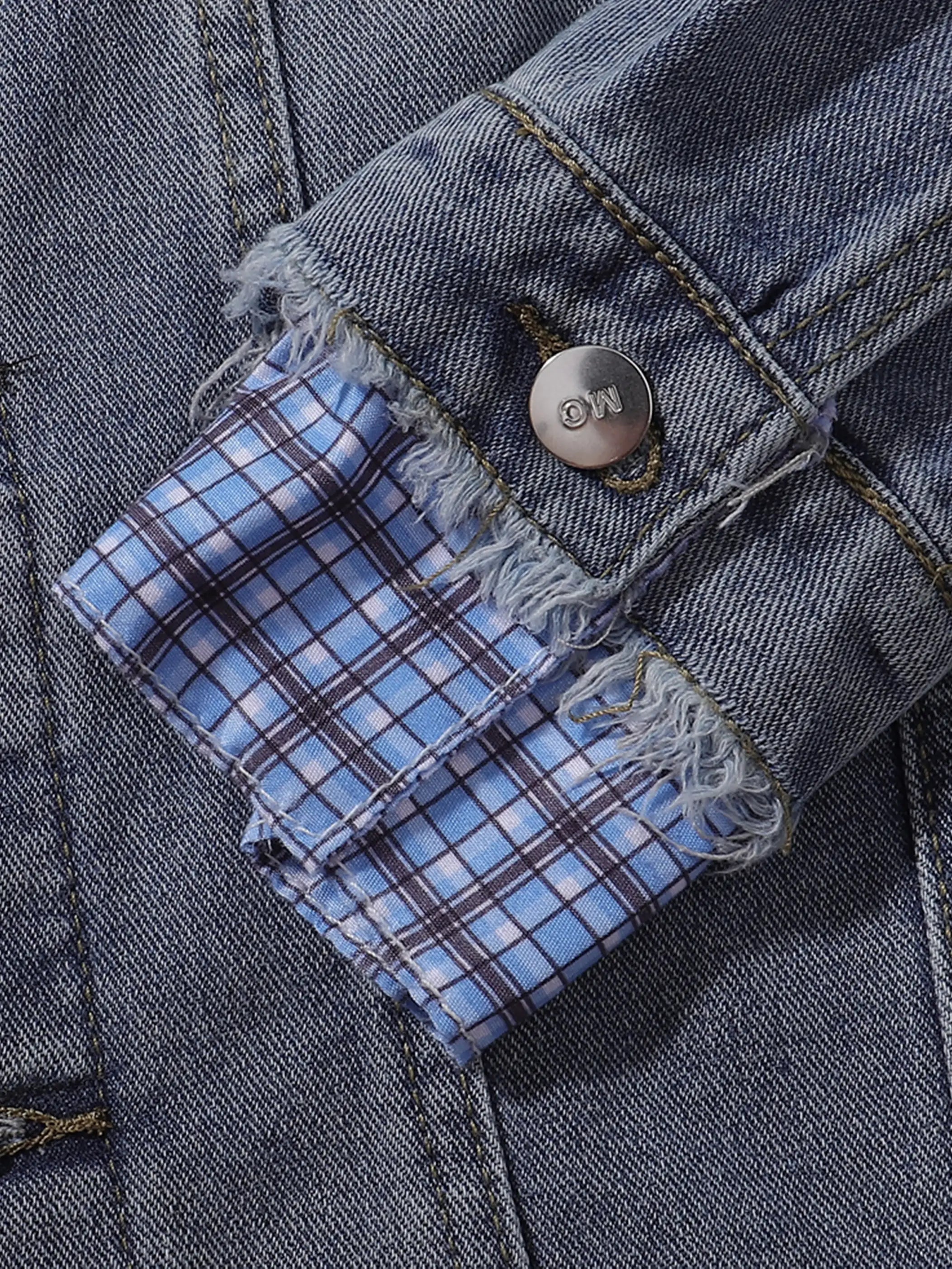 Plaid Border Jacket-S1131