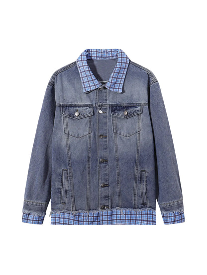 Plaid Border Jacket-S1131