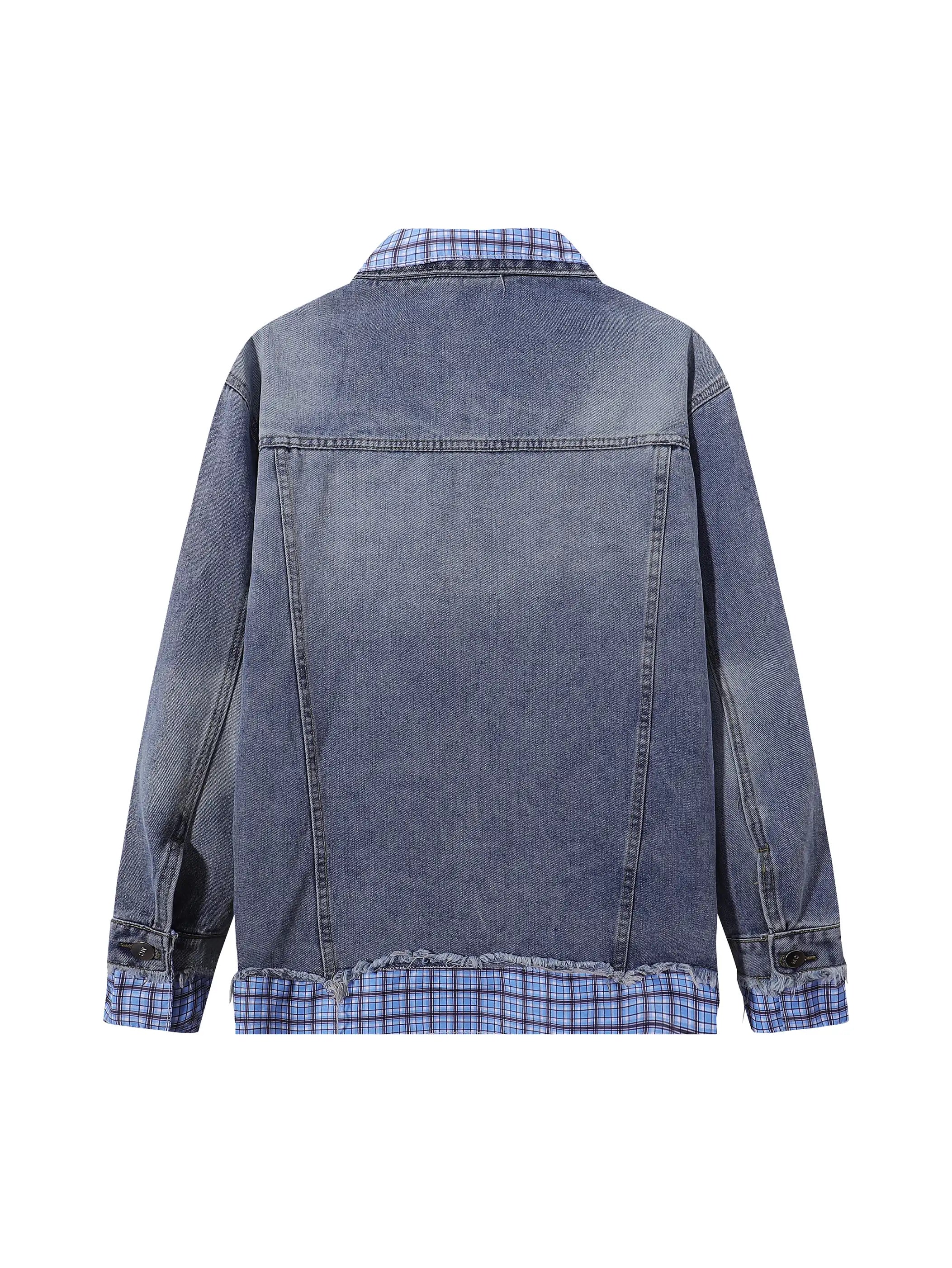 Plaid Border Jacket-S1131